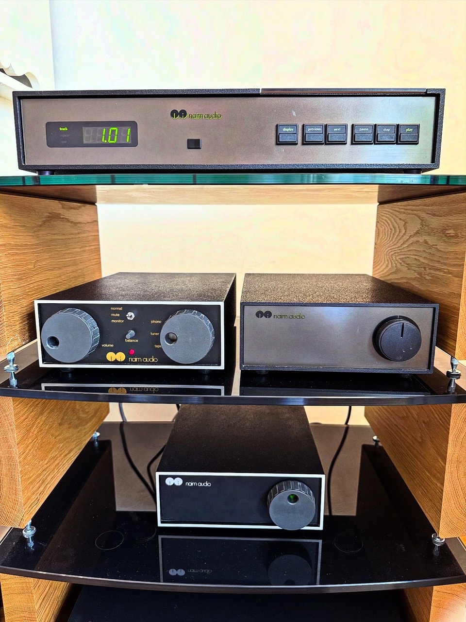 Classic Naim System — NAC 42‑5 + Hi‑Cap + NAP 110 + CDI CD Player — Complete with Cables